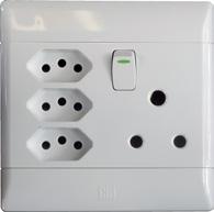 PS672-P PS673-P PS681-P Single Switched Socket Outlet