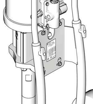 For example, package number G30C76 represents a Merkur package (G), with a 30:1 ratio pump (30), cart mounting (C), and the components shown for (76) in the table on page