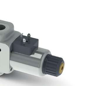 CD5 DIRECIONL CONROL NKLE VLVE Directional control bankable valve CD5 with single or double solenoid.