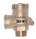 Safety & Relief Valves 10-100,200,300,400 SERIES MODEL RVW10 10-600 SERIES MODEL RVW60 Brass/bronze safety relief valves protect ASME Section IV hot water heating boilers and hydronic heating systems.