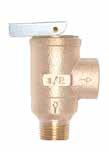 Safety & Relief Valves 16-503,504/16LF SERIES MODEL RVW16 Calibrated pressure relief valve allows for in-line pressure adjustments without the need for pressure gauge.