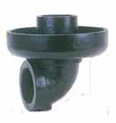 DPE SERIES Cast iron drip pan elbows connect to the discharge outlet of steam service safety valves to safely direct the steam discharge and condensation away from the valve.