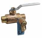 78-600 SERIES MODEL PBS Purge, balance and shut-off valve, has solid brass can t lose cap and chain.