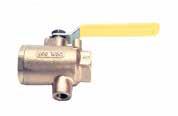 Two Piece and Unibody Ball Valves Bronze/Brass 77V/77VLF SERIES 9A SERIES The APOLLOXPRESS 77V Series Press forged brass ball valve is