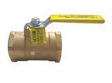 250 CWP Compact bronze unibody ball valve that s UL listed at 400 psig CWP for inert gases and flammable liquids.