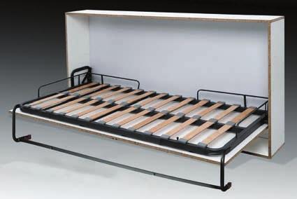 Horizontal folding bed frame / / Somier abatible horizontal 485.480.507 1 somier: 800 x 1900 mm. alto/height-ancho/width: 940 x 2010 mm.