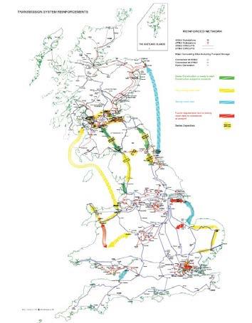 GB Transmission Network mature highly interconnected system comprising urban rings of 275 kv overlaid with the 400 kv Supergrid need to construct new HVDC