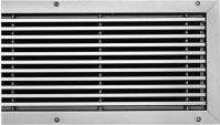 1/1.1/B/2 - June 2000 Aluminium Grilles Construction Dimensions Type AWT Grille for installation in gymnasia