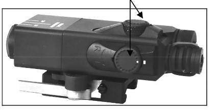 Figure 3-3 Laser Boresight Adjusters Table 3-2 Adjuster Rotation and Shot Group Movement for the Aiming Laser ZEROING THE LASER BEAM Adjuster
