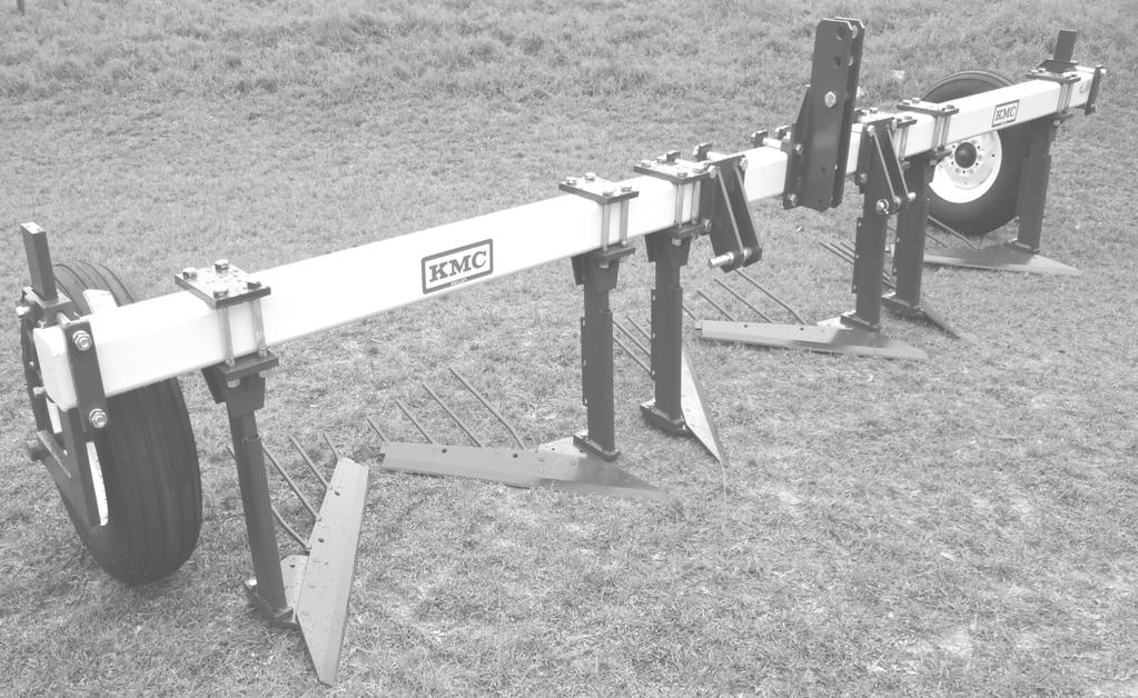 FORWARD INTRODUCTION: The KMC VINE LIFTER is designed to be operated from the stationary drawbar of the tractor. It can be operated from a lower lift arm drawbar if a stationary bar is not available.