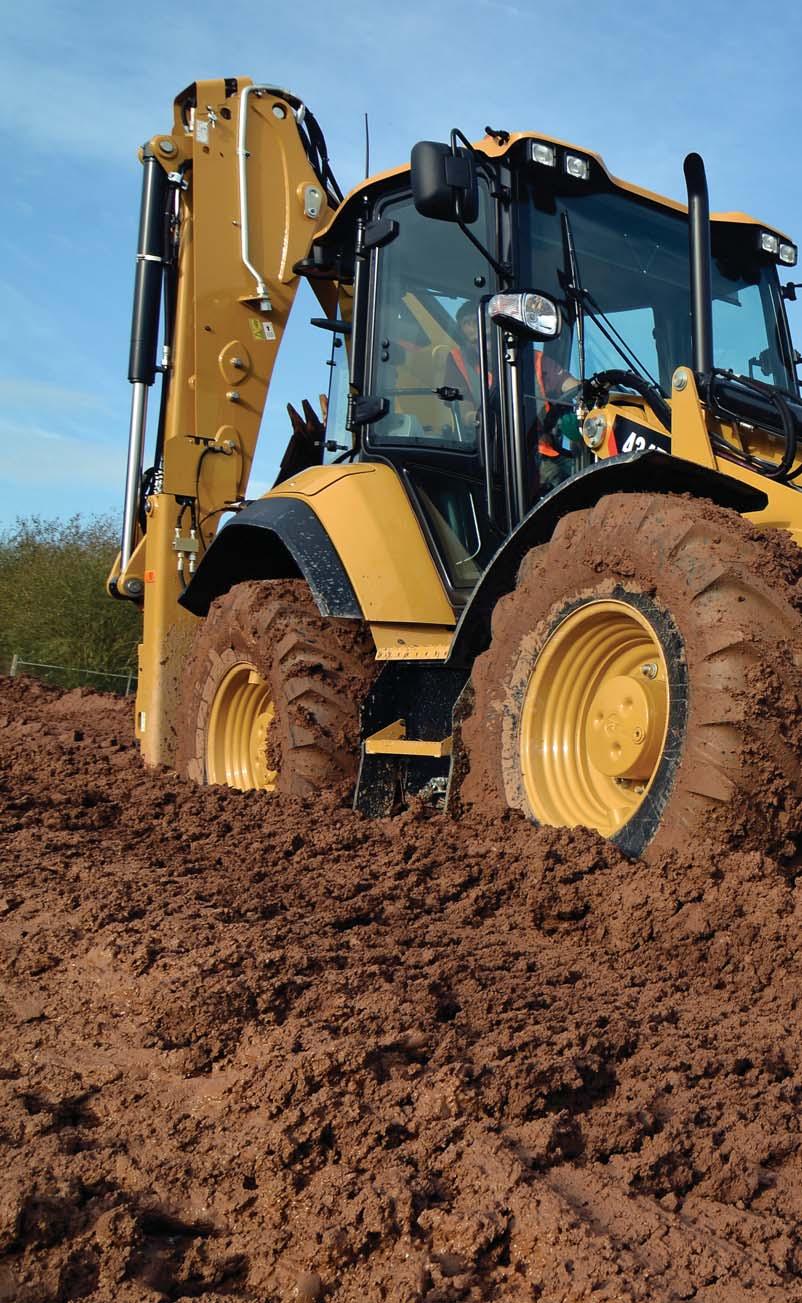 434F2 Features Product Link A feature that really allows you to get the most from your Cat Backhoe Loader; view important machine information when you are away from the machine, or even track the