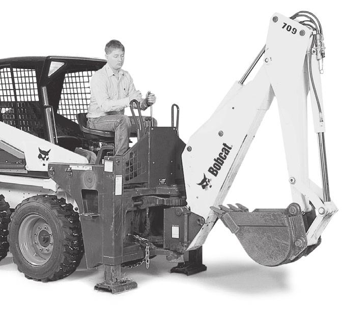 Greater digging force in both the bucket and dipperstick cylinders. Available with vertical or fold-down stabilizers.