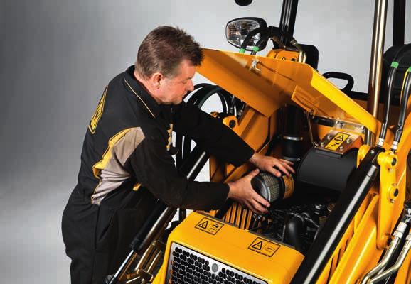 JCB VALUE ADDED Value added JCB s worldwide customer support is first class.
