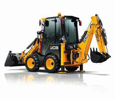 Skid steer manoeuvrability, backhoe loader productivity The 1CX skid steer backhoe loader provides the best of both worlds: the manoeuvrability and loader performance of a compact skid steer, and the