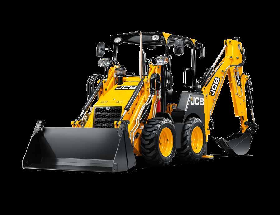 1CX BACKHOE LOADER. 1. Visibly better Great forward visibility courtesy of a steep-nosed bonnet and front-mounted loader arms makes operating a JCB 1CX safe and confidence-inspiring. 3.