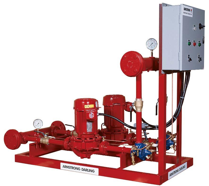 Series 6000 Hydropak Listed Armstrong Pumps introduces the Series 6000 HYDROPAK line of packaged booster systems.