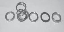 Remove the spacer (39A), pressure spring (33), support ring (32), v- sleeve (31), and pressure ring (30), from the manifold (29) and check for