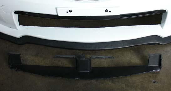 Install bumper and trim until you get the best possible clearance between the