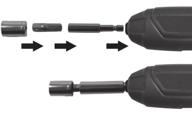 Socket Socket ORIGINAL INSTRUCTIONS adaptor Bit holder Fig. C Fig.