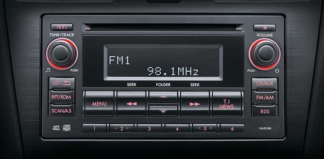 3-inch colour MFD screen displays a range of vehicle information.