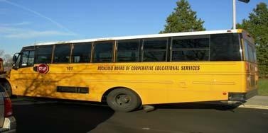 accommodate large buses BOCES