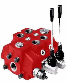 SECTIONAL VALVES SD25 Series Application: Simple, compact and heavy duty design - 1 to 12 sections for open and closed centre. Fitted with main pressure relief and load check.