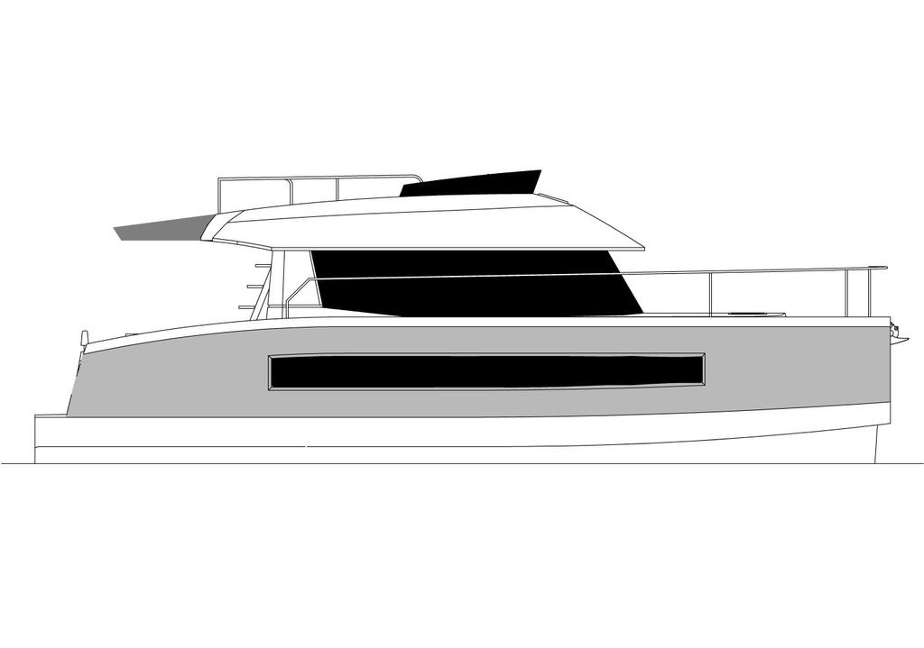 Motor Yacht 37 General specifications Length overall... 11 m / 36. 1ft Beam overall... 5.1 m / 16.8 ft Draft... 0.8 m / 2.6 ft Air clearance... 3.78 m / 12.4 ft Displacement... 8.9T Standard power.