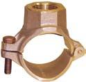 J-26 Brass Service Saddles for PVC Pipe Brass Service Saddles Brass Service Saddles are designed for use on PVC pipe, and give a positive watertight seal with full circle support to the PVC pipe