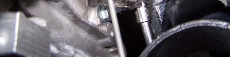 wrench. Use caution while engaging transmission input shaft into clutch disc and pilot bearing.