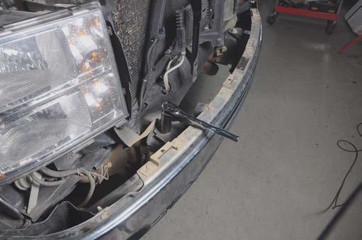 bolts and remove the bumper.