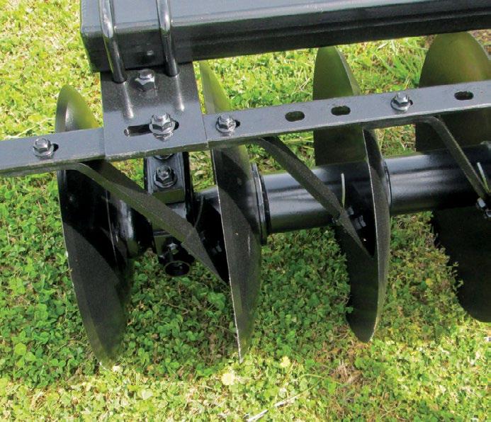 F17 Double Offset Tandem Disc Harrow models Model Cutting Number Number of Width of Discs Bearings Approx.