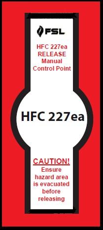 Entrence Label - Cutation - NF290221 Manual Relase Lapel - NF290121 Entrance Label - Caution A Entrance labelis required at each entrance to the risk