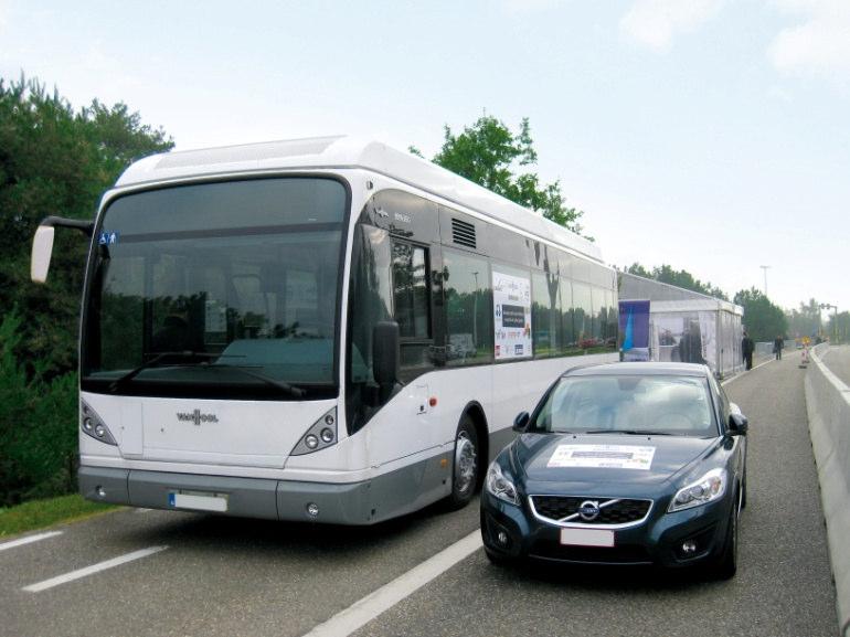 application for trams, buses, cars