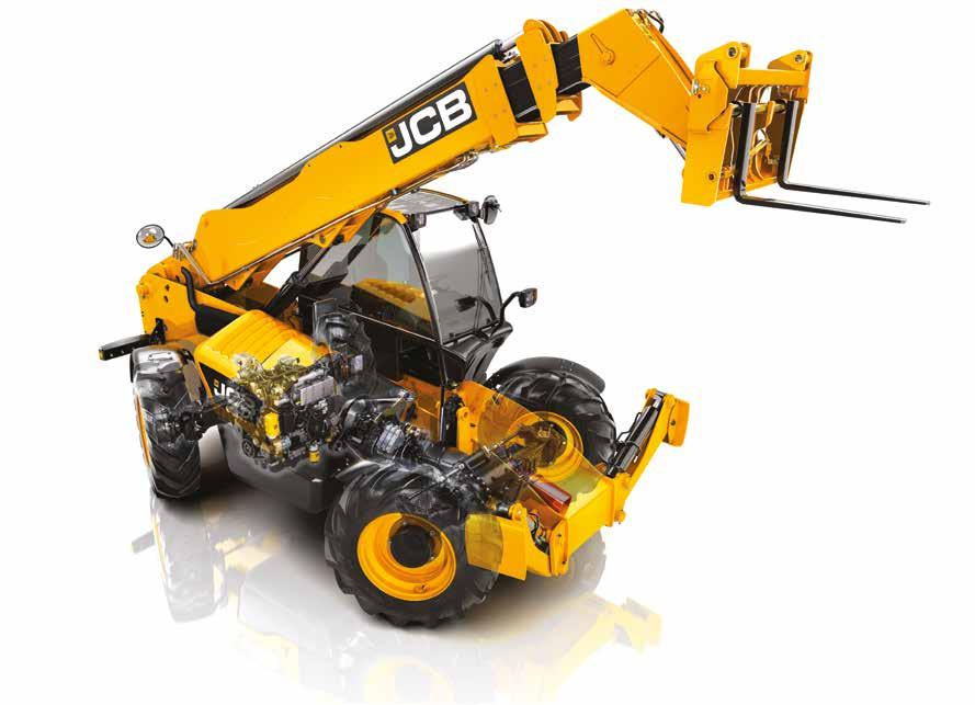 NEW INSTRUMENTS WITH HI-RES TFT SCREEN NEW UP TO % MORE TORQUE NEW -SPEED VENTILATION FAN NEW JCB ECOMAX Ti/IIIB ENGINE NO DPF REQUIRED NEW IMPROVED, UPWARD AIR EXPULSION NEW UP