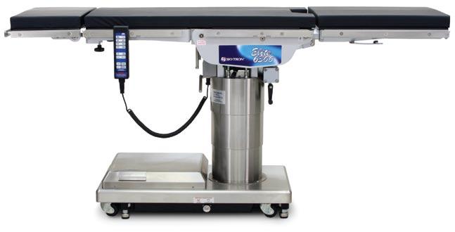 Elite 6300 Surgical Table Specifications Technical Specifications: Length w/o head rest 65 inch 1650mm Length with head rest 79-1/8 inch 2010mm Width (back / seat plate) 19-3/4 inch 500mm Width with