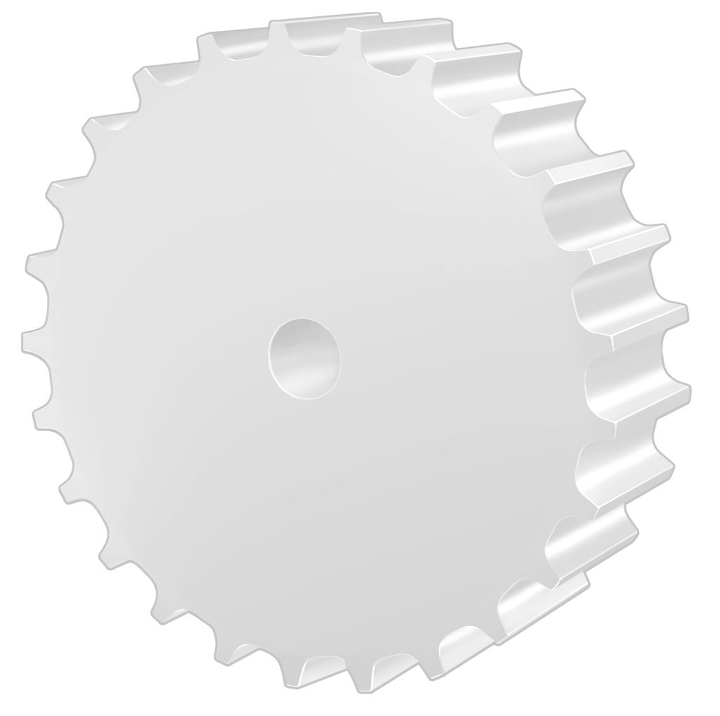 These sprockets are completely interchangeable with cast, steel, or other types of