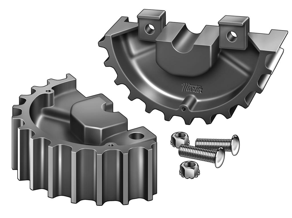 's Non-metallic Flat Top Conveyor Sprockets are lightweight, chemical resistant, and