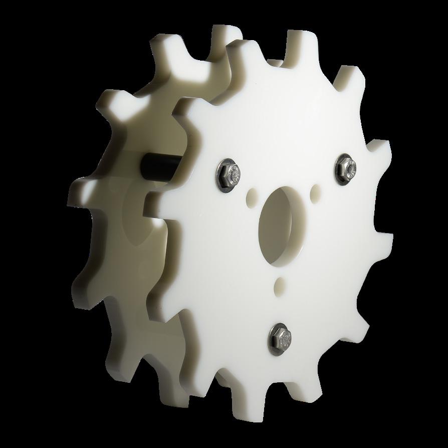 Replacement Parts For Bottling & Packaging Plant manufactures star wheels, guides and associated components in a variety of engineering plastics as well as metals, providing you with a single source