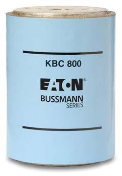 4 High speed fuses KBC North American 600 Vac (UL), 35 to 800 A North American style bolted tags and flush-end high speed fuses. These fuses are supplied as replacements only.