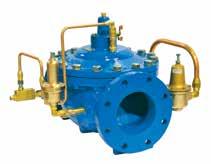 The valve senses the downstream pressure through a connection at the valve outlet and the pilot reacts to small changes in pressure to control the valve position by modulating the