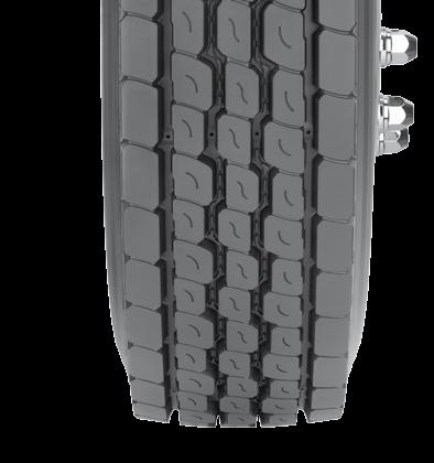 Goodyear Omnitrac MSS II Steer Goodyear MSS II features a wide tread, 4-rib and 5-rib pattern for excellent mileage and even wear.