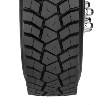 Goodyear Omnitrac MSD II Drive Goodyear MSD II features directional solid block pattern and solid centerline block row for excellent traction and braking in on and off road conditions.