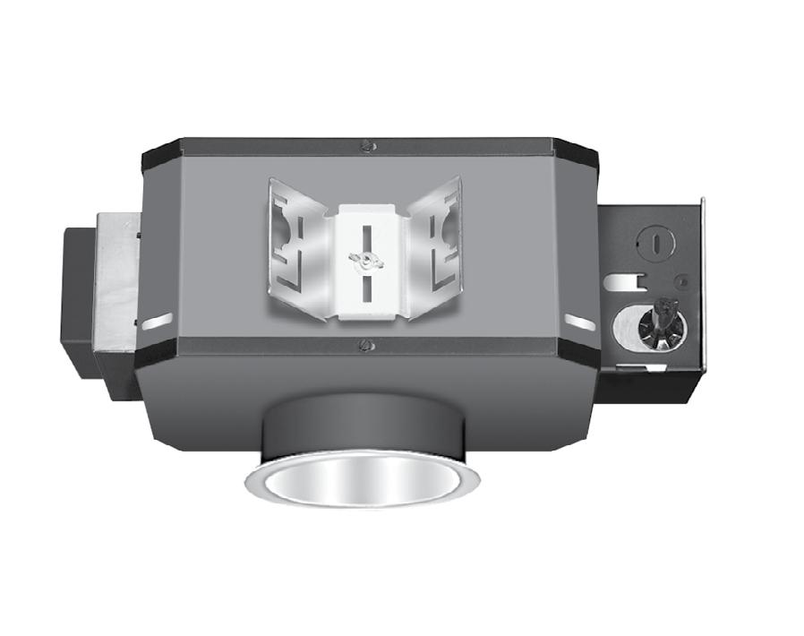 The optical assembly is designed with locking capability to rotate 36 and angulate 3 to accommodate architectural aiming and control. The /233/2337 are provided standard with a Solite lens.