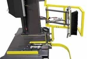 For convenience, all machines are forklift portable so they Flex D & A models use an industrial grade woven belt carriage lift
