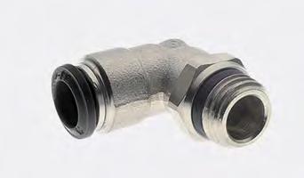 Straight fittings with cylindrical thread short Fittings with short straight metric threads are used mainly on air diverters. Mounting via internal hex 4 mm and 13 mm external hexagon. Code Desc.