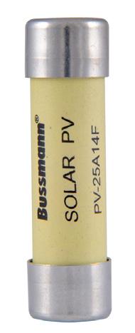 6 Photovoltaic fuses, holders and blocks HPV 1000 Vdc in-line PV fuse assembly PV 1000/1100 Vdc 14x51mm PV fuses A single-pole, non-serviceable photovoltaic in-line fuse holder and fuse assembly in
