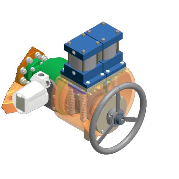 Stepping Valve Actuator SA-II Surface Stepping Actuator In addition to Handwheel Overrides as shown above, Accessories such as Solenoid Valves, Controllers, Regulators and specialty items can easily