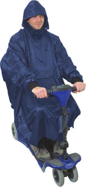 Wheelchair Poncho Weather protection from unexpected showers for you and your wheelchair Universal