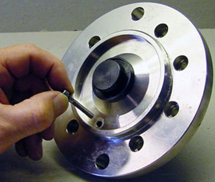 flange and screw the tools