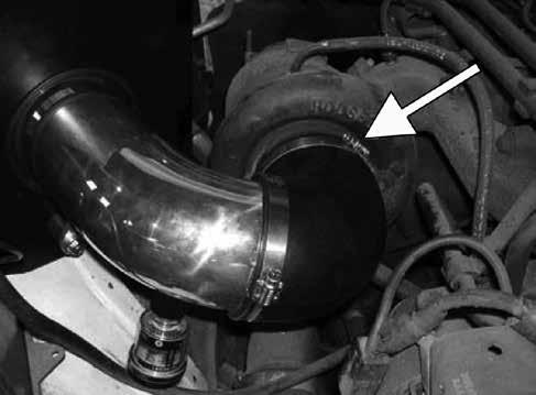 m. Install the grommet (784646) onto the intake pipe (use soapy water to aid installation).